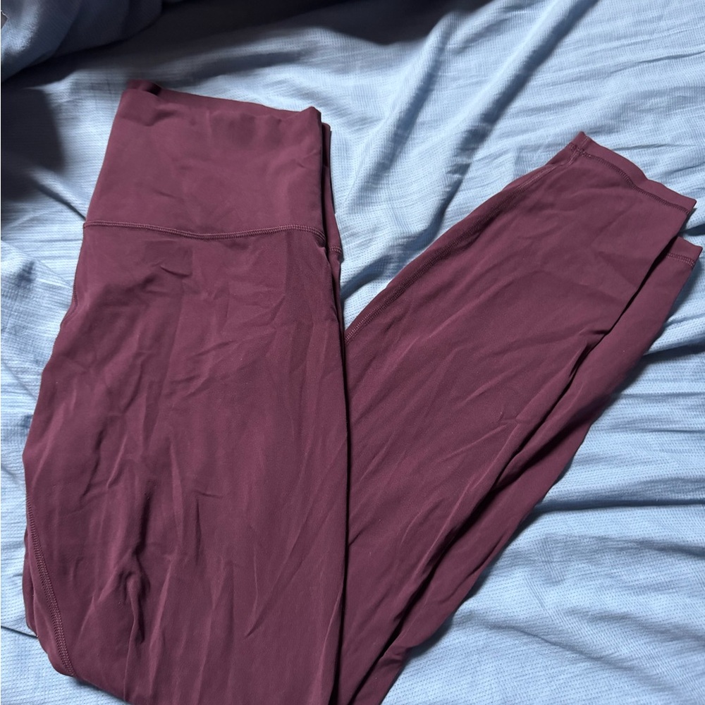 CRZ YOGA Purple High-Waist Leggings